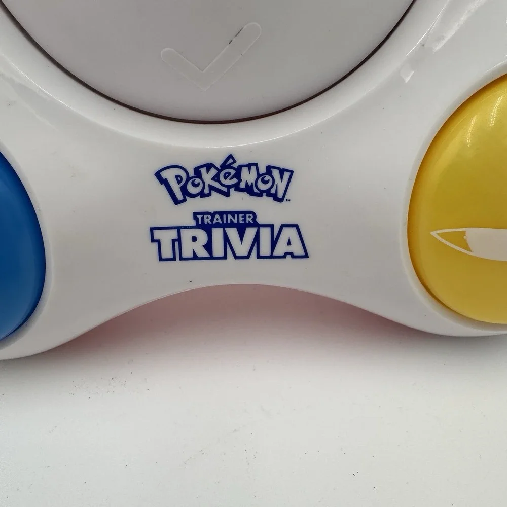 Pokemon Trainer Trivia Electronic Game 2021 Pikachu‎ Charmander Squirtle White